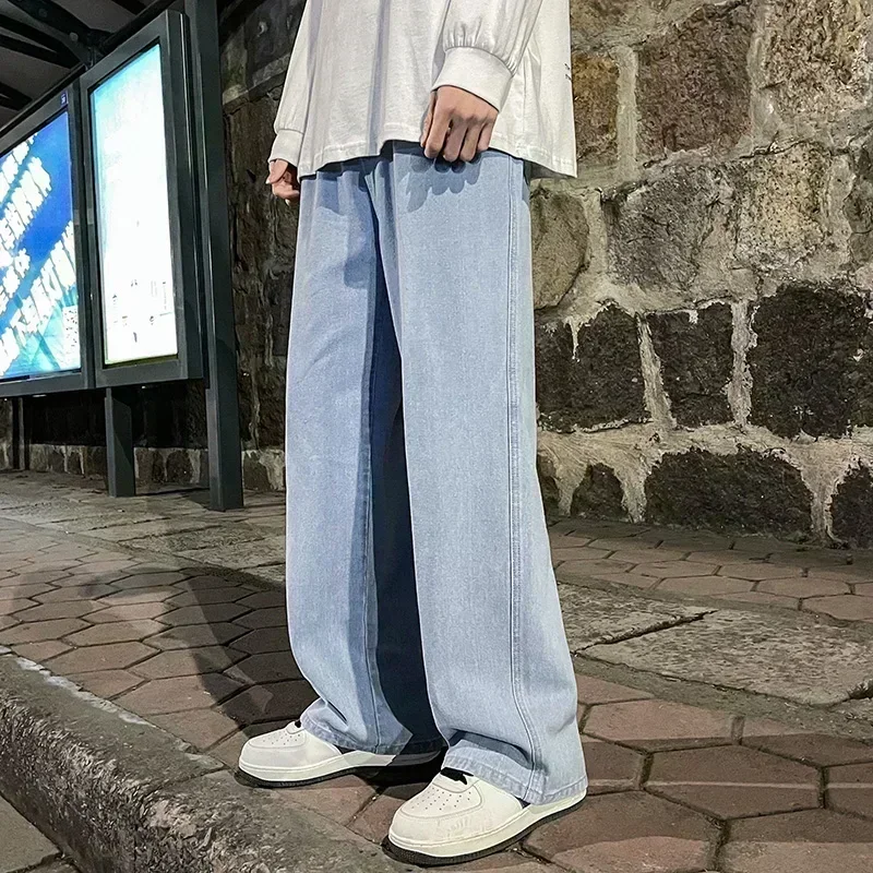 Streetwear Brand Denim - Korean Style Streetwear New Fashion Baggy