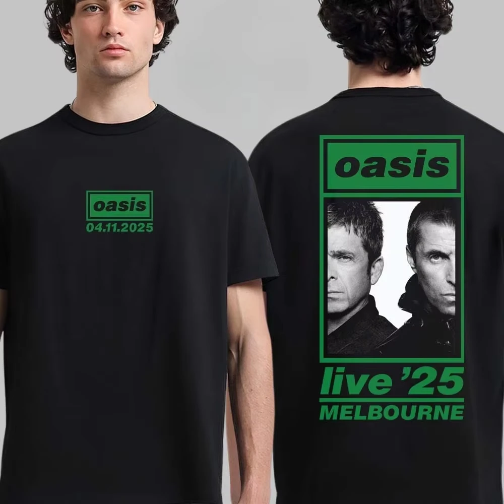 Hot Oasis Cotton Band T-shirt  - Streetwear Brand Vintage ulasan dan harga